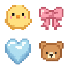 Pastel Pixel Animation Emoji