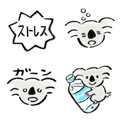 A sleepy koala