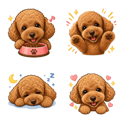 Sweet Poodle Emoji