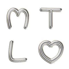 chrome metal alphabet res VOL1
