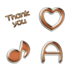 orange brown M alphabet res VOL1