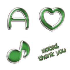 gloss mos green alphabet res VOL1
