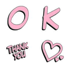solid pink COMIC alphabet Vol.1