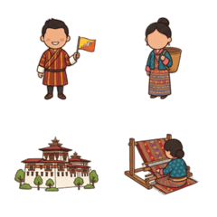 可愛い！ブータンの絵文字
