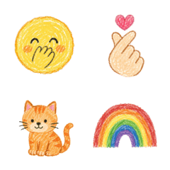 Laid-Back Crayon Emoji