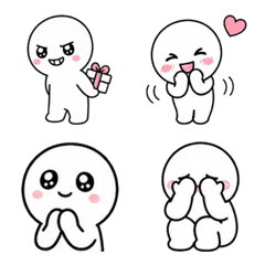 Emoji de Bonequinha de Papel