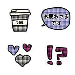 Checkered pattern emoji