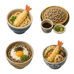 Clay Emojis * A Little Udon & Soba Shop