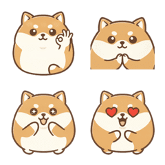 Chubby Shiba Everyday Emoji