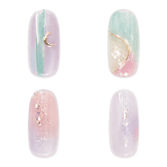 美甲圖鑑｜霧糖礦彩