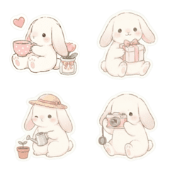 Chewy: A cute rabbit.