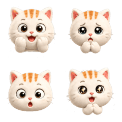 K-Cute 3D Cat Emoji