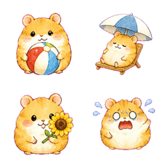 Summer Round Hamster