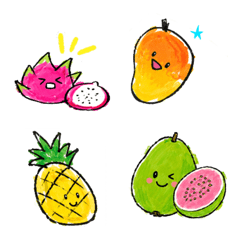 Animated Tropical Fruit Emoji