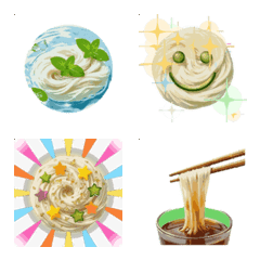 Summer! Cool Nagashi Somen Emojis