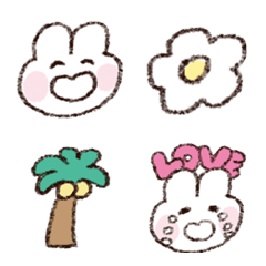 うさことかめの日常emoji_Re