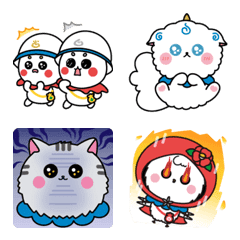 kaiun!seibuchan family emoji2