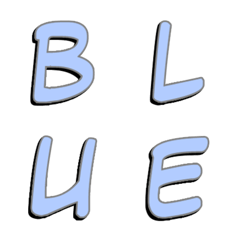 lite blue shadow COMIC alphabet Vol.1