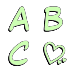 Y green  COMIC alphabet Vol.1