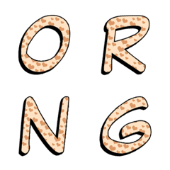 orange brown COMIC alphabet Vol.1