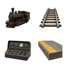 電車の運転士 3D