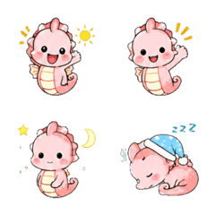 Korean seahorse Daily Emoji
