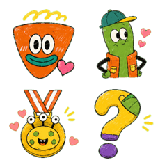 Henteko Friends B Lovely Emoji