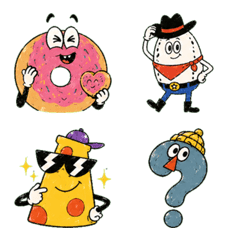 Henteko Friends E Lovely Emoji