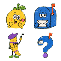 Henteko Friends F Lovely Emoji