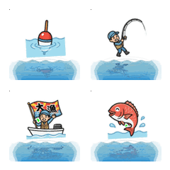 Animated Sea Fishing & Ocean Friends