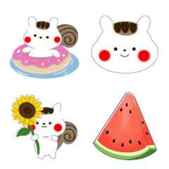 文字なしリス▷Summer