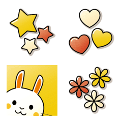 Emojis with a lot of yellow