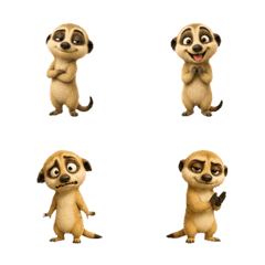Mischievous Meerkat Face