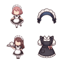 毎日使える！かわいいメイド絵文字