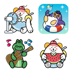 動く！サマーズ絵文字