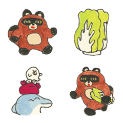 カニコのたぬきたち