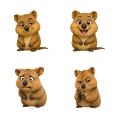 Mischievous Quokka Face