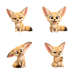 Mischievous Fennec Fox Face