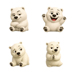 Mischievous Face Polar Bear