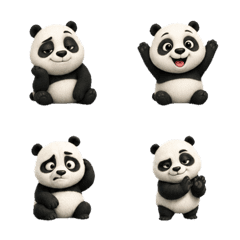 Mischievous Face Giant Panda