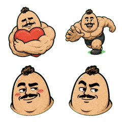 Mr. Big Man Lovely Emoji
