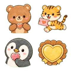 Easygoing Animals Lovely Emoji