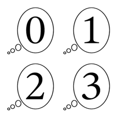 NUMBER/INNER THOUGHTS Emoji