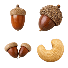 Photoreal Nuts and Seeds