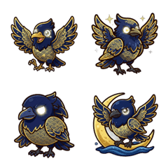 Wagara Crow: Midnight Gold Leaf
