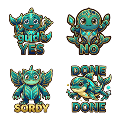 Art Deco Sea: Gilded Obon Spirits