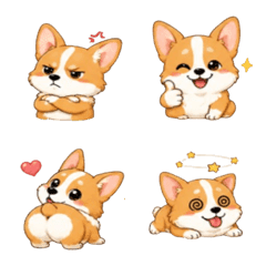 Cheeky Corgi Emoji