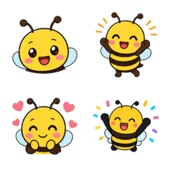 Buzzing Honey Bee Mood Emojis
