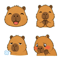 Slow and Cozy Capybara Emojis