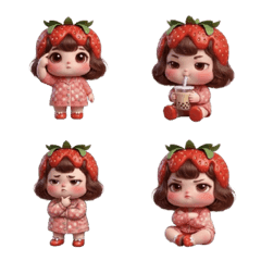 Super cute strawberry baby